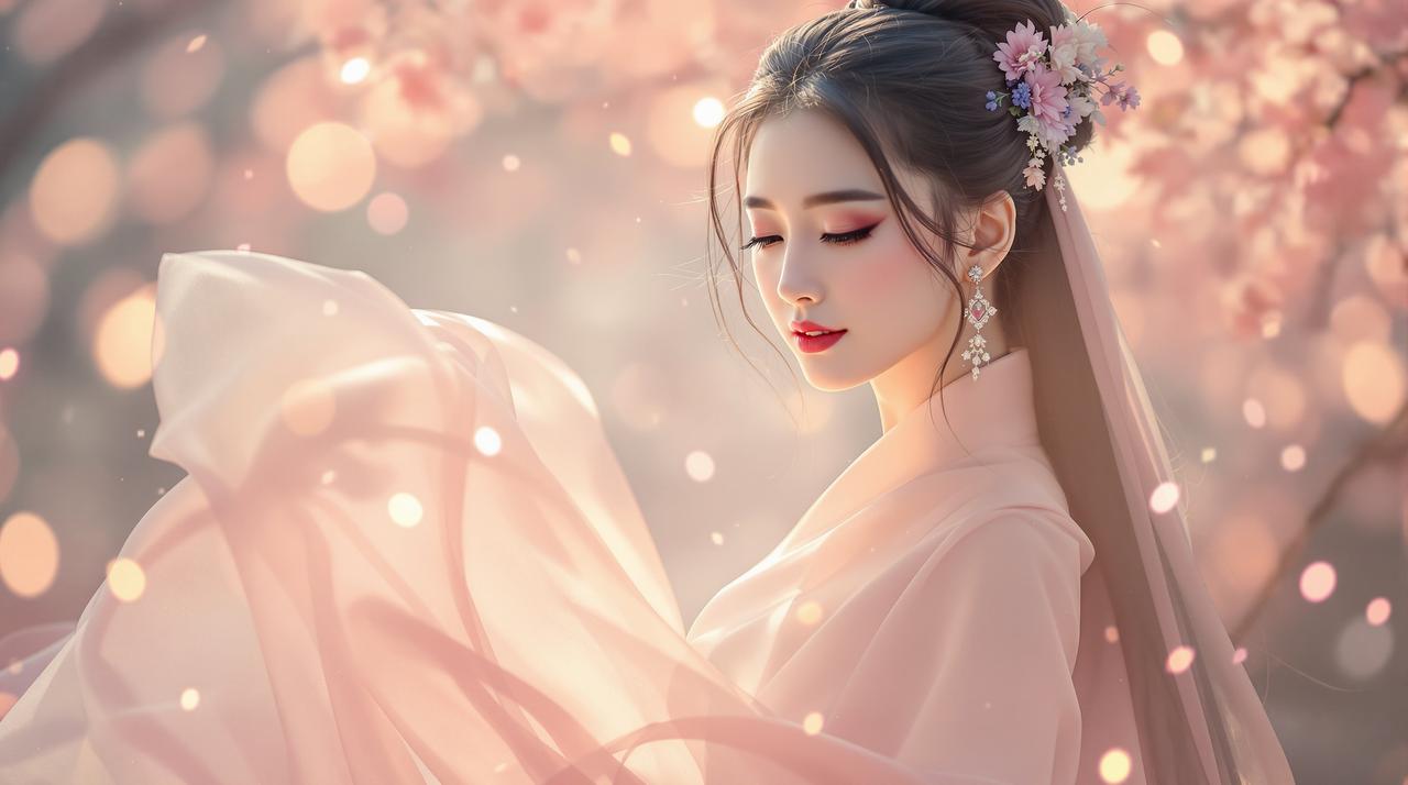 福利岛唯美写真背景图 2